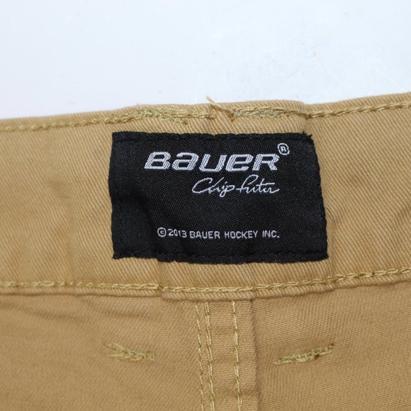 Bauer Chip Foster Slim Hockey NWT Men's 34 x 34 Khaki 5 Pocket Stretch Jeans - Picture 9 of 13